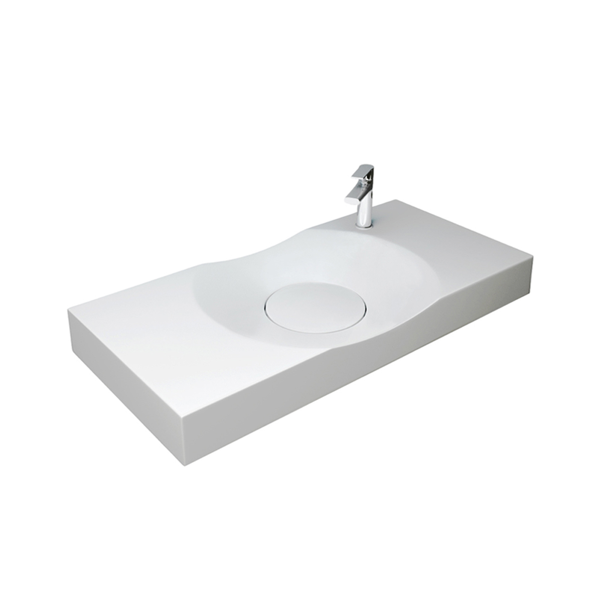 BACHA MINERAL CUARZO HAUSARCLSM 15 MATTE WHITE