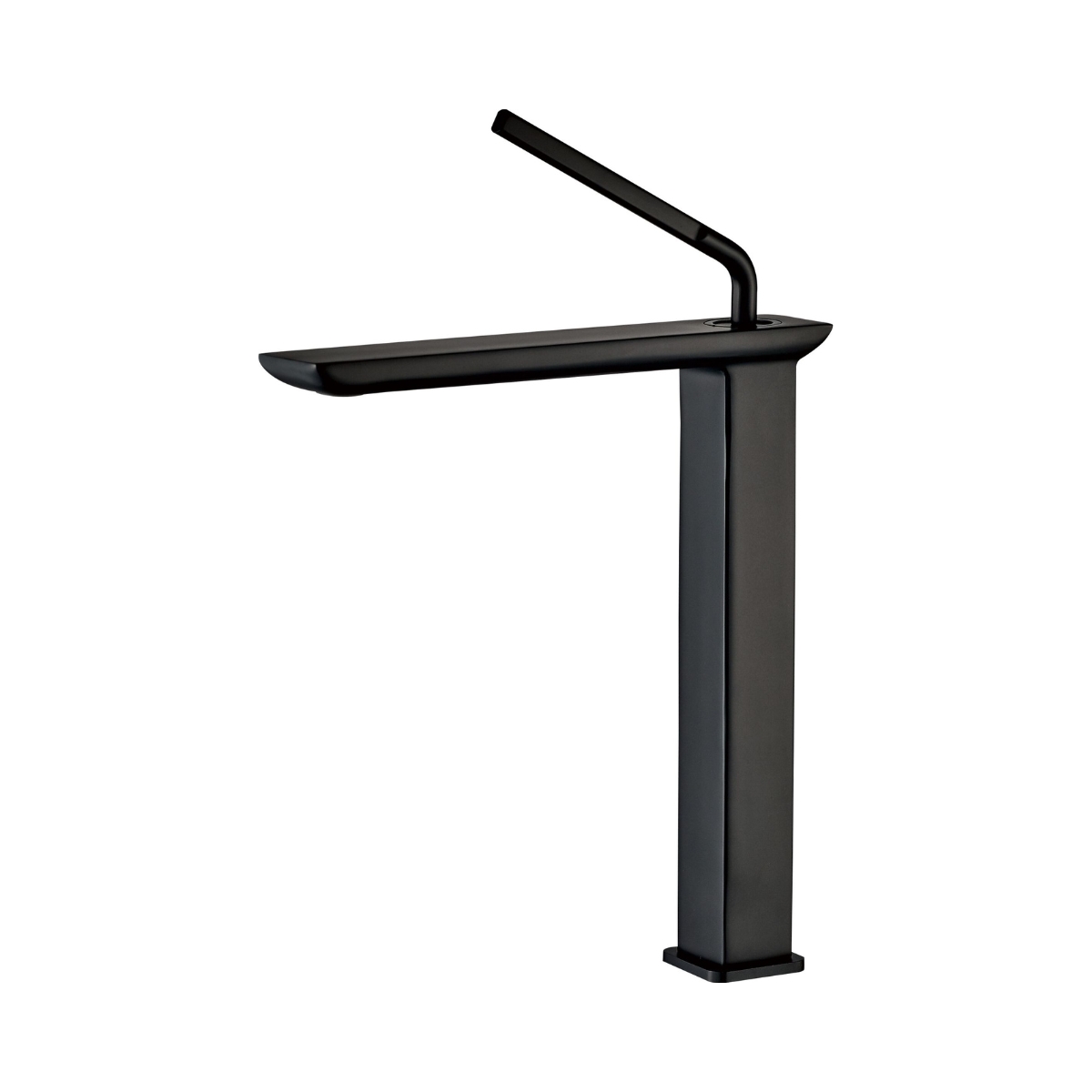 GRIFERÍA DE LAVATORIO ALTA HAUSAR KORA NEGRO MATE