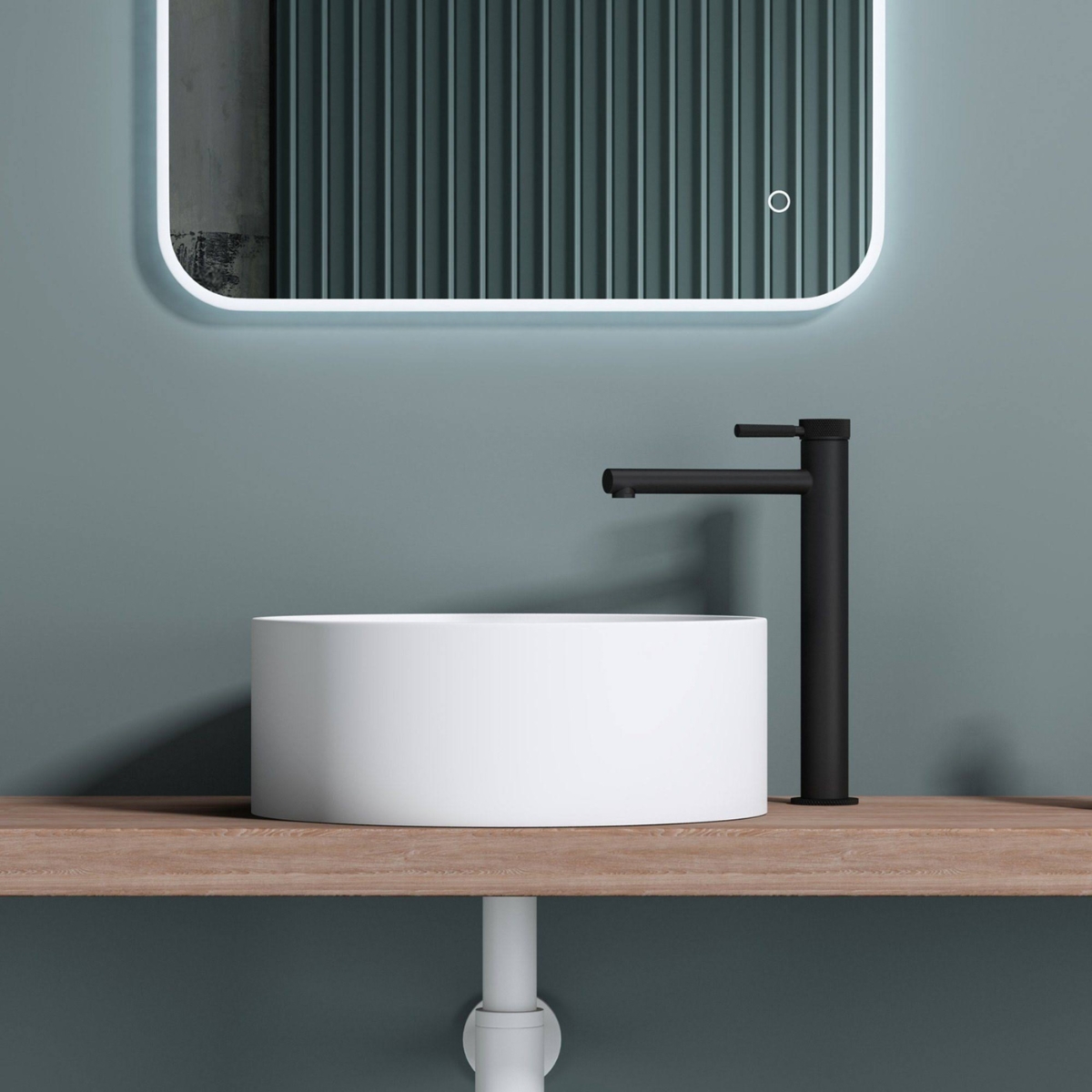 BACHA MINERAL CUARZO HAUSARCLSM 804 MATTE WHITE