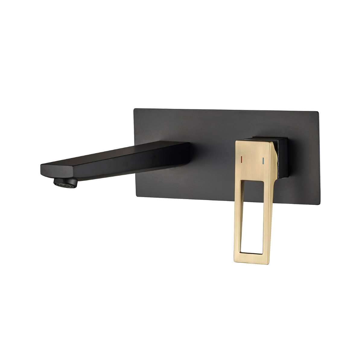 GRIFERÍA DE PARED HAUSAR LUXEBRUSHED GOLD HANDLE