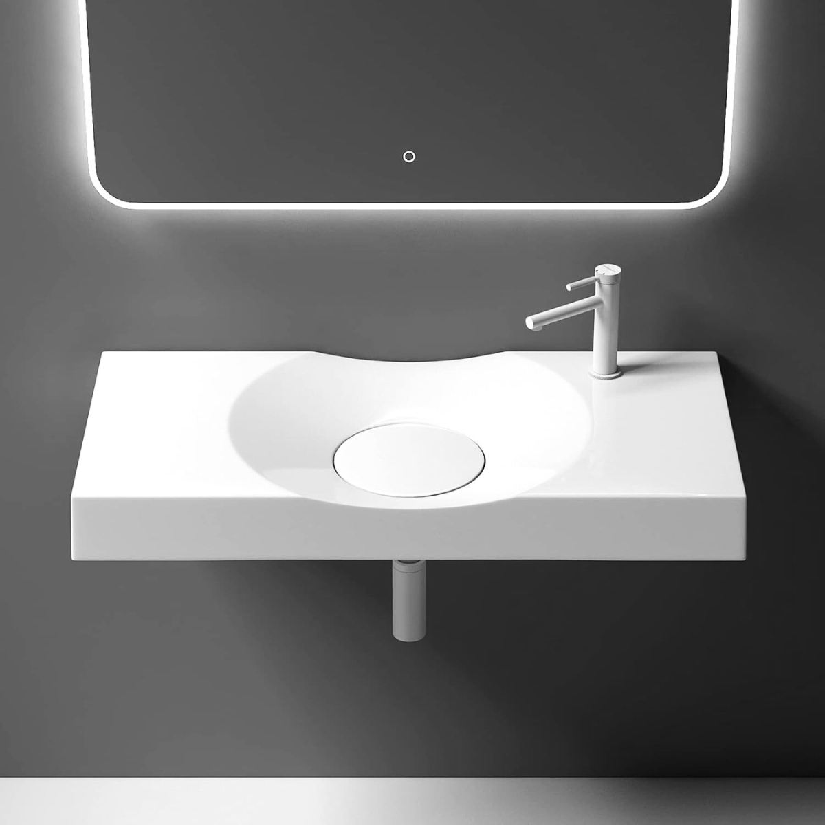 BACHA MINERAL CUARZO HAUSARCLSM 15 GLOSS WHITE