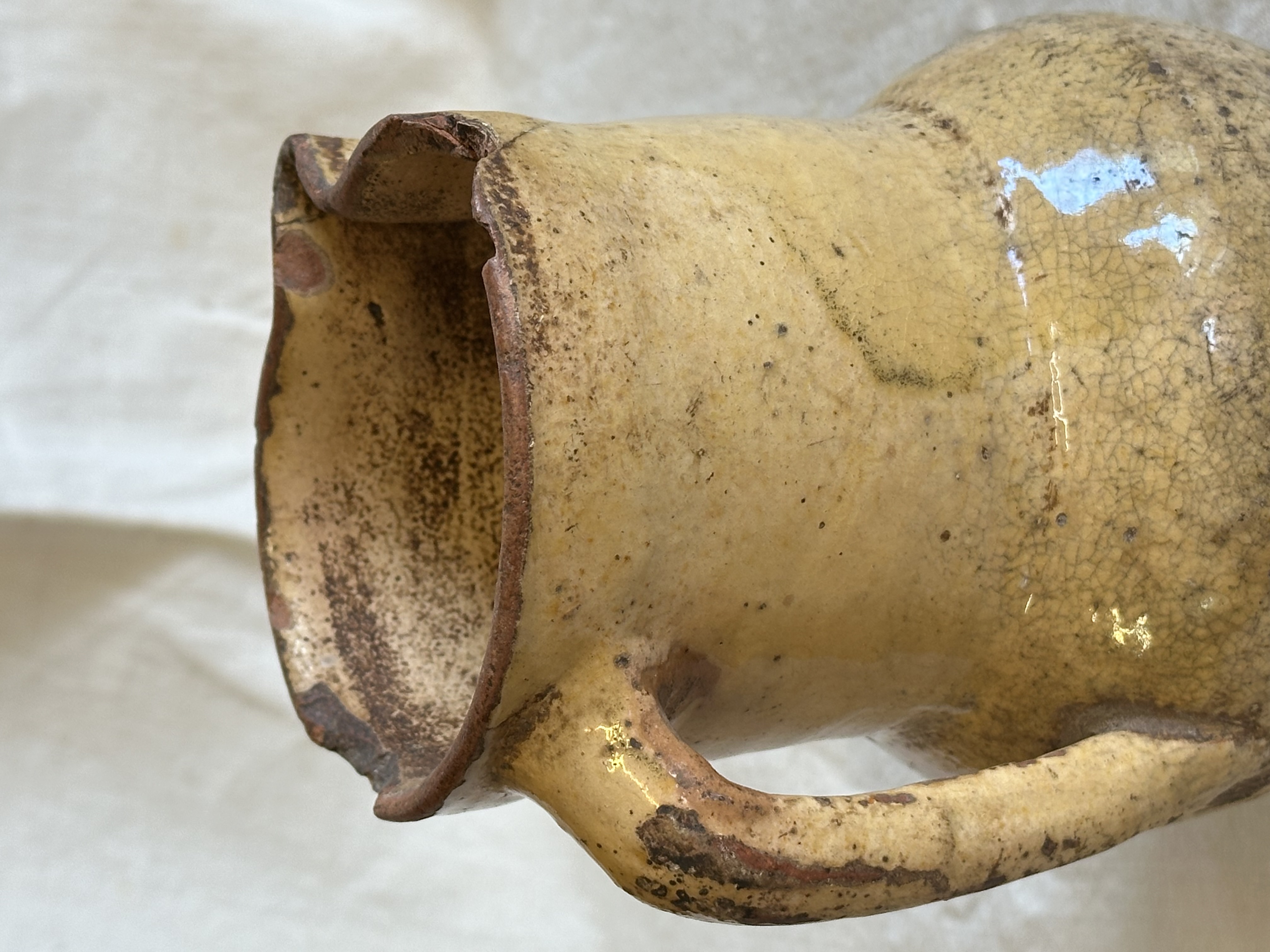 Jarra de cerámica de Peñafiel, s.XIX