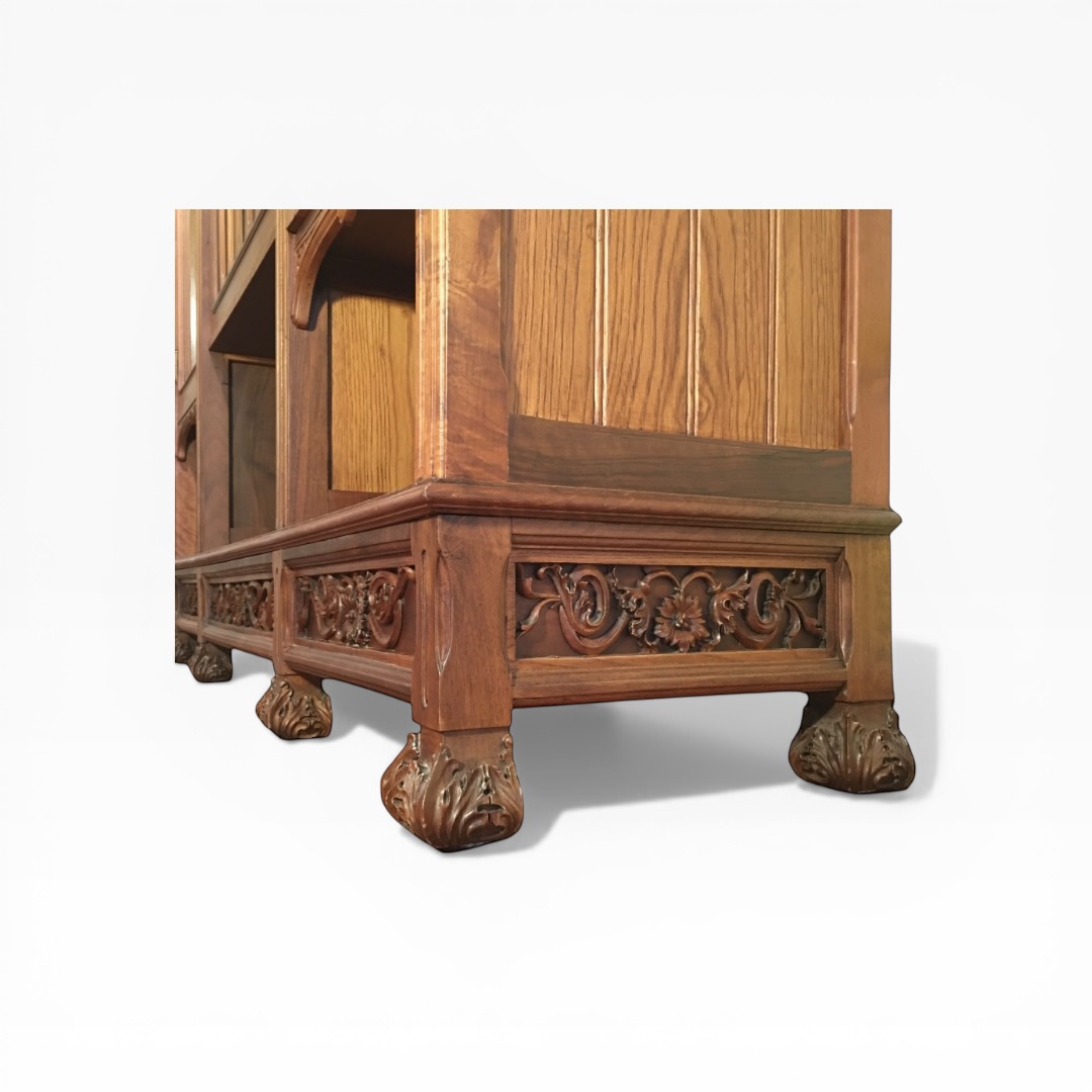 Armario vitrina modernista