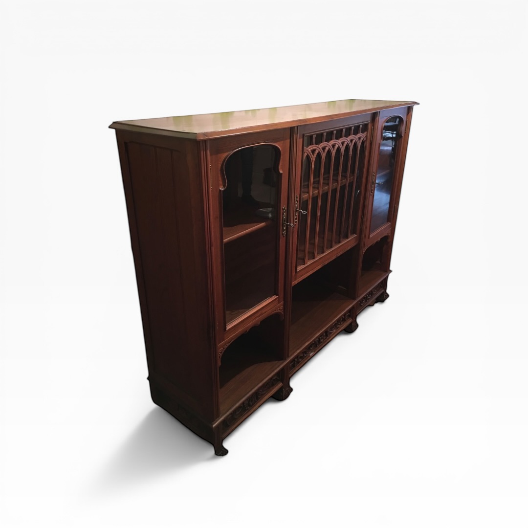 Armario vitrina modernista