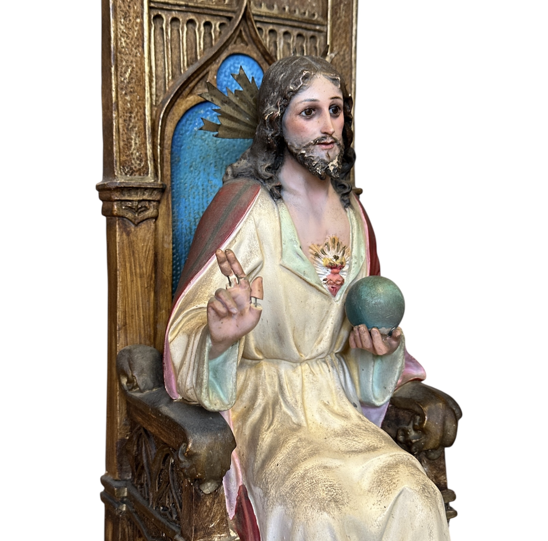 Sagrado Corazón de Jesús entronizado