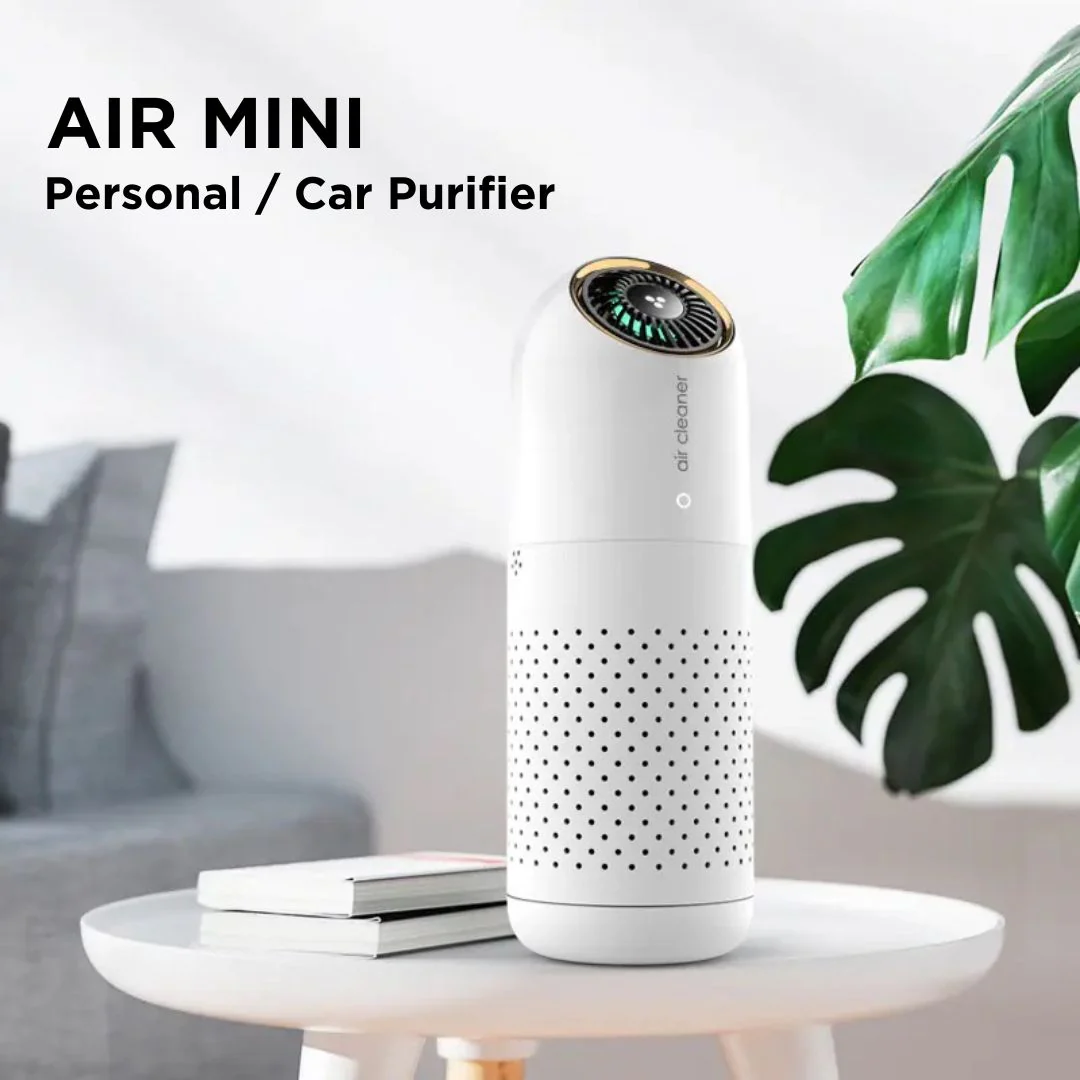 Air Mini Personal | Car Air Purifier Mini Portable Ionizer with HEPA Filter for Desk New Car