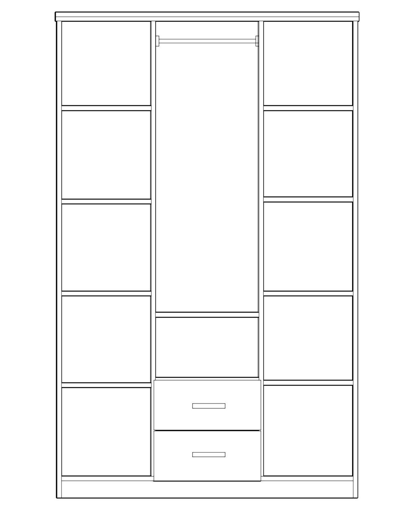 Armoire "Girona" 3 portes 