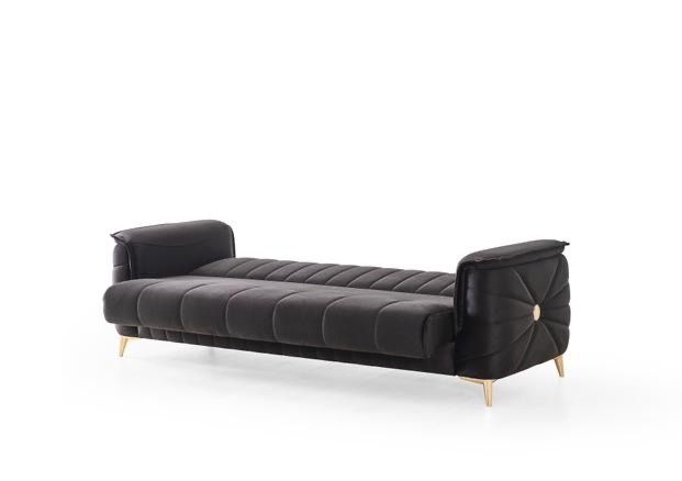 Salon "Radisson" 3+2+1 NOIR 