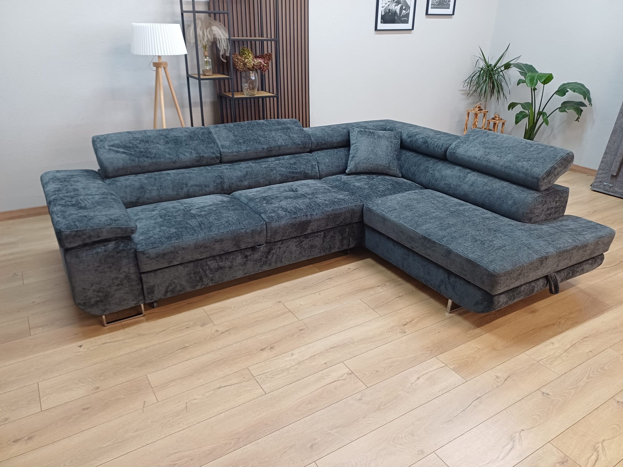 Canapé d'angle "Toulouse" convertible 275x205 cm