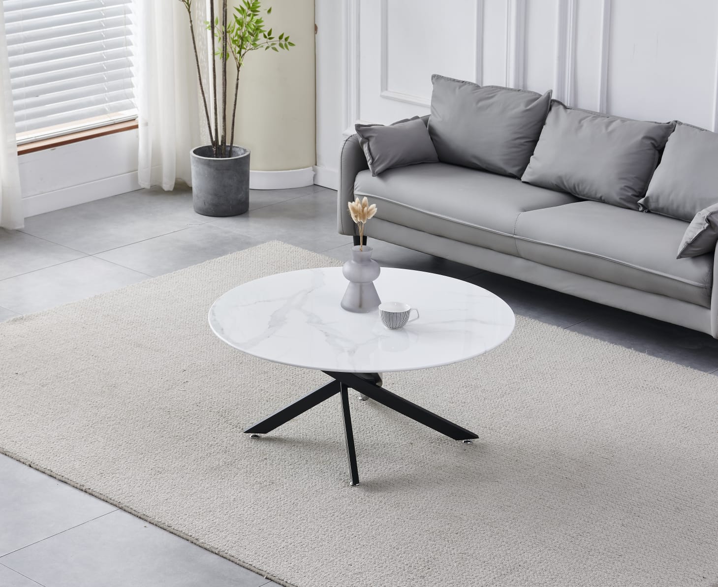 Table basse ronde "Olivia"