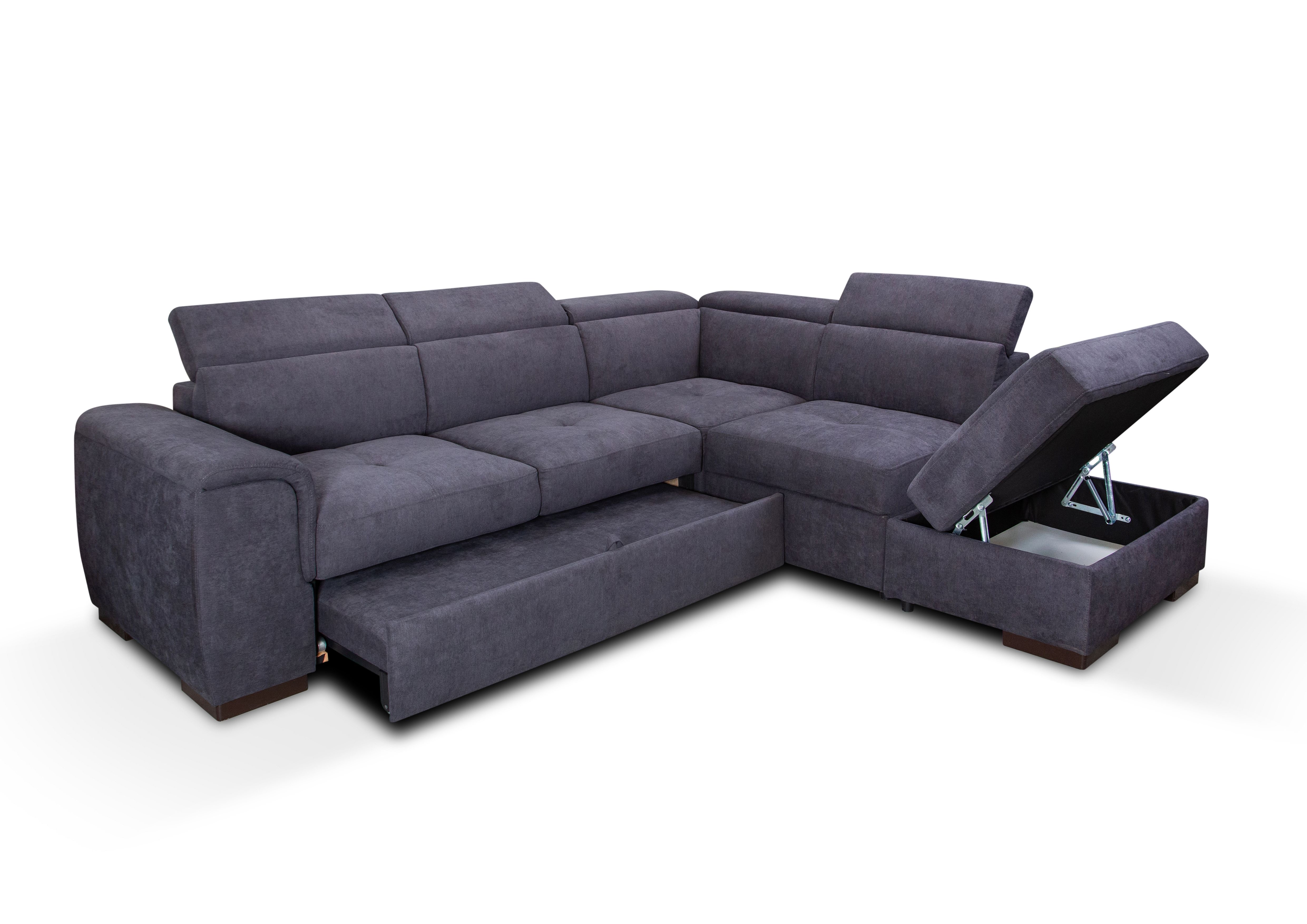 Canapé d'angle "Capri" convertible et réversible