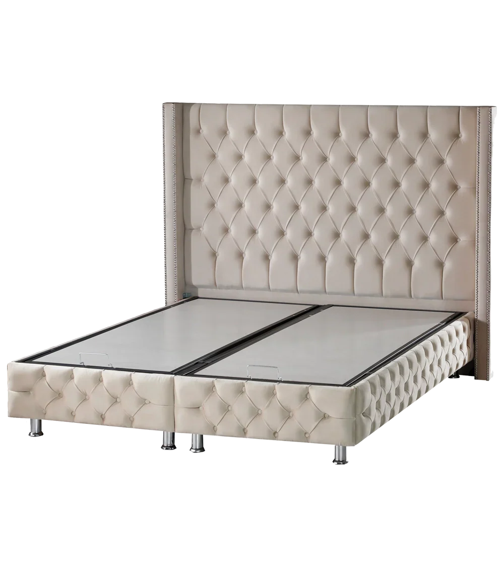 Lit coffre "Clouté" 