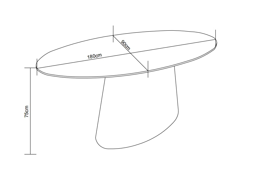 Table à manger "Ovo"