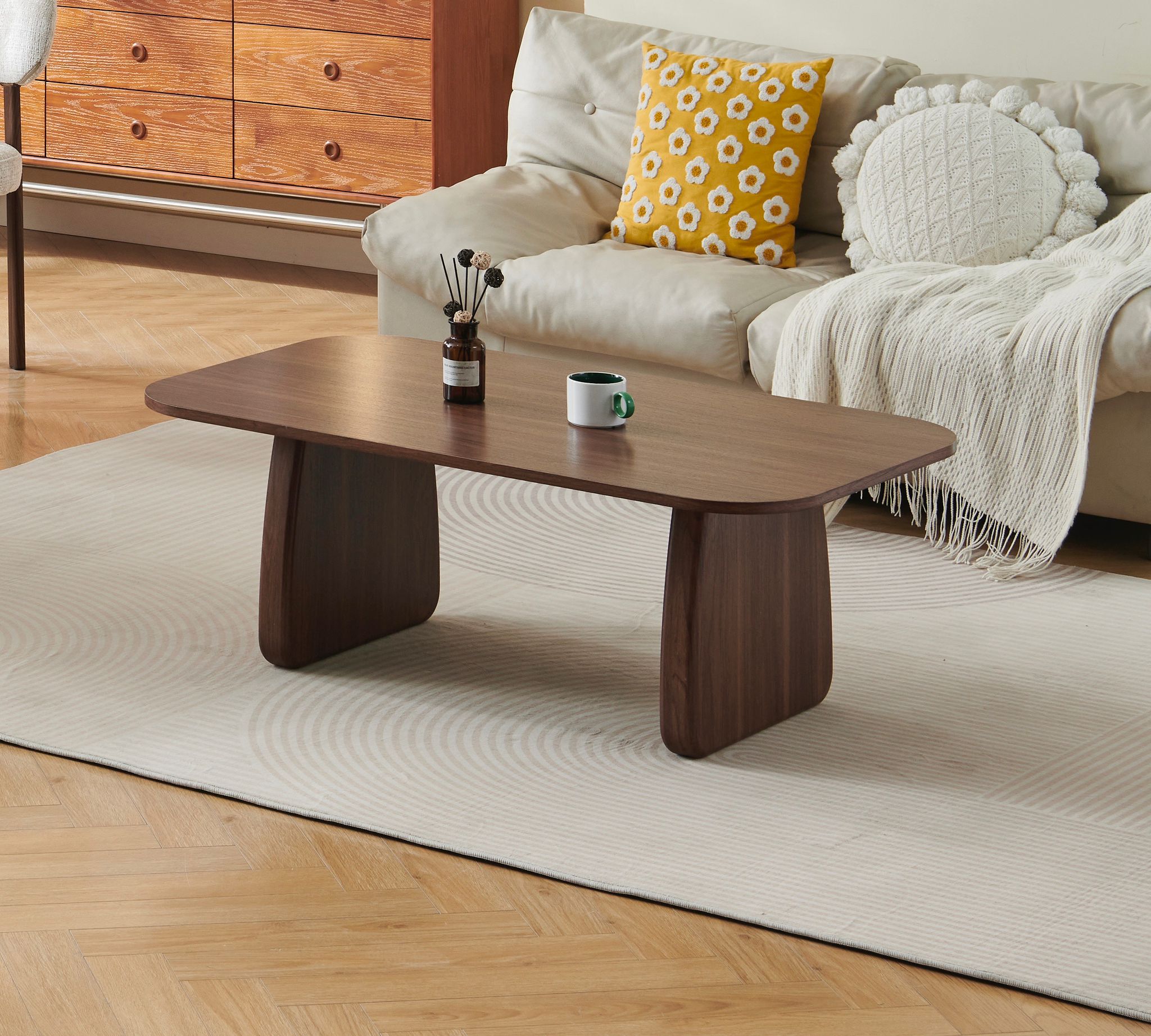 Table basse "Helen" noyer