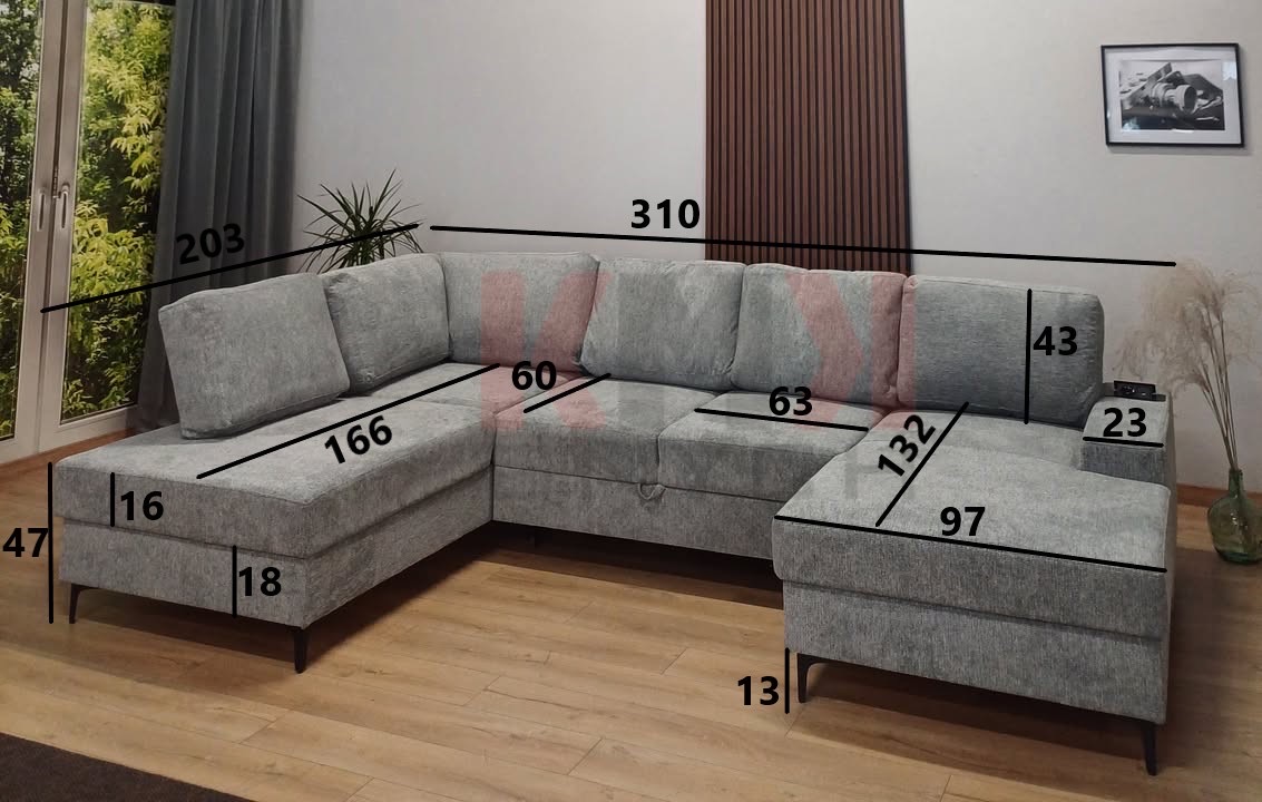 Canapé "Vienna" panoramique