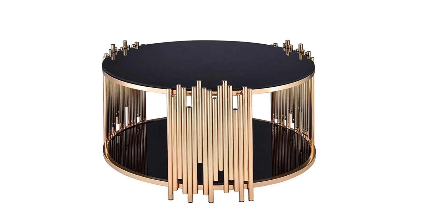 Table basse "Stick Gold"