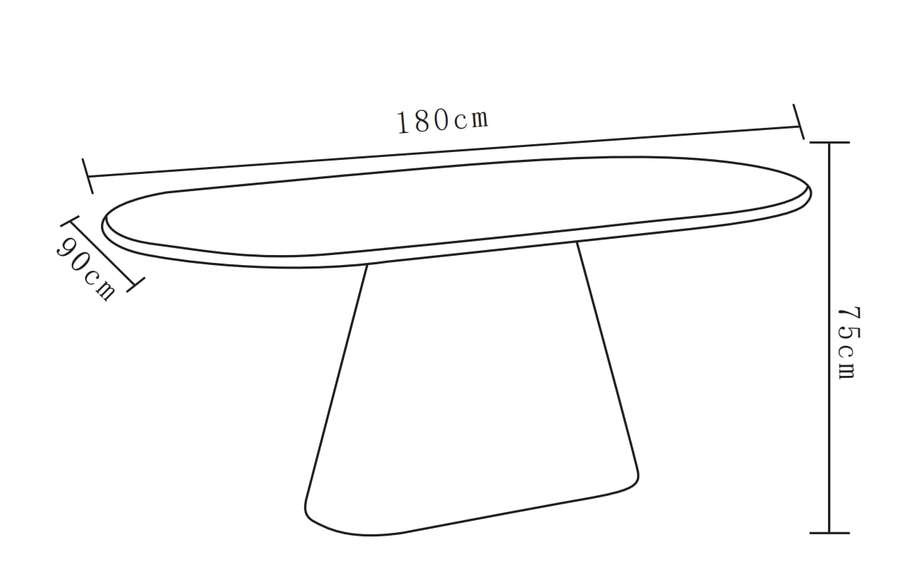 Table à manger "Ourlet"