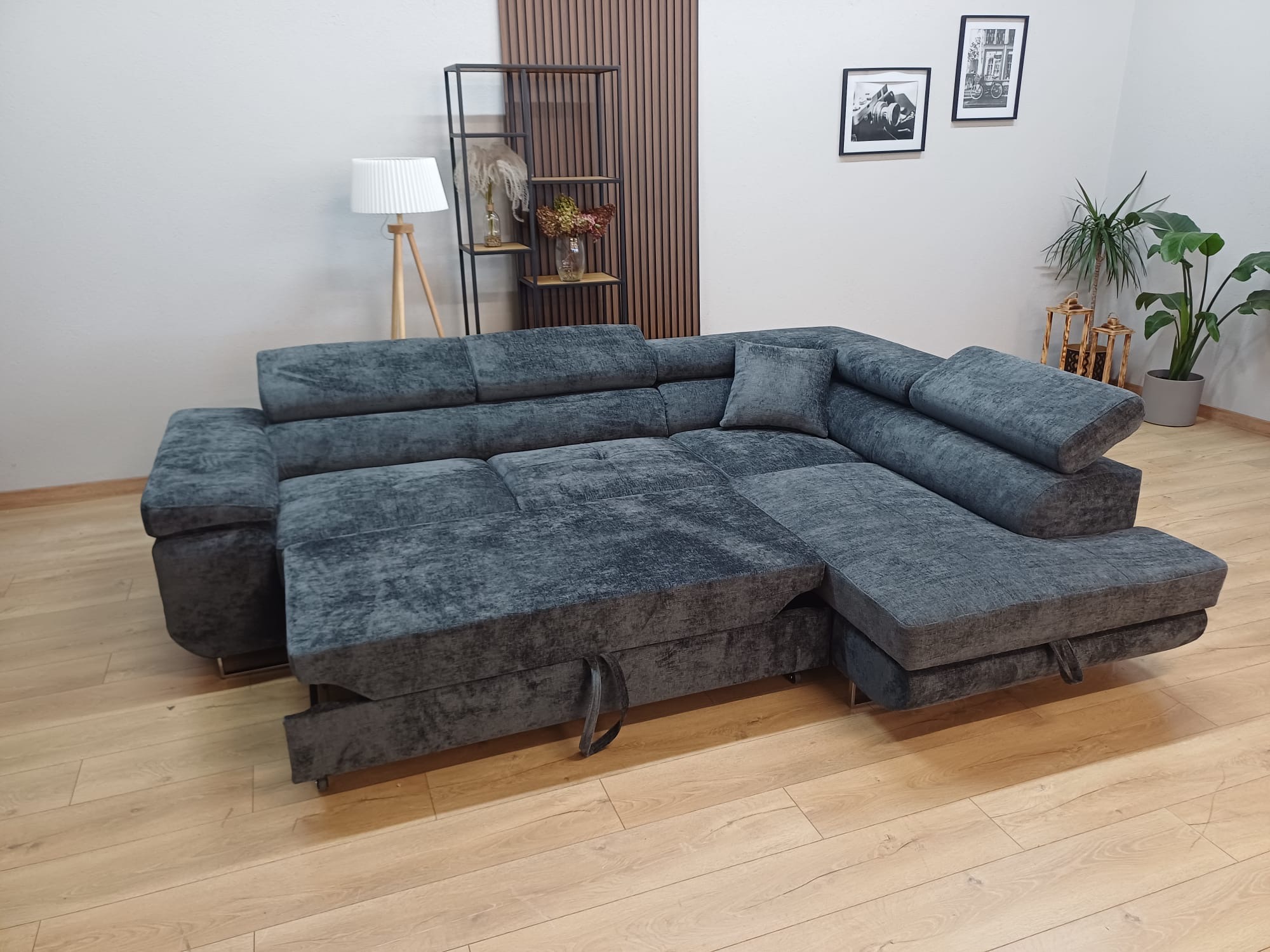 Canapé d'angle "Toulouse" convertible 275x205 cm