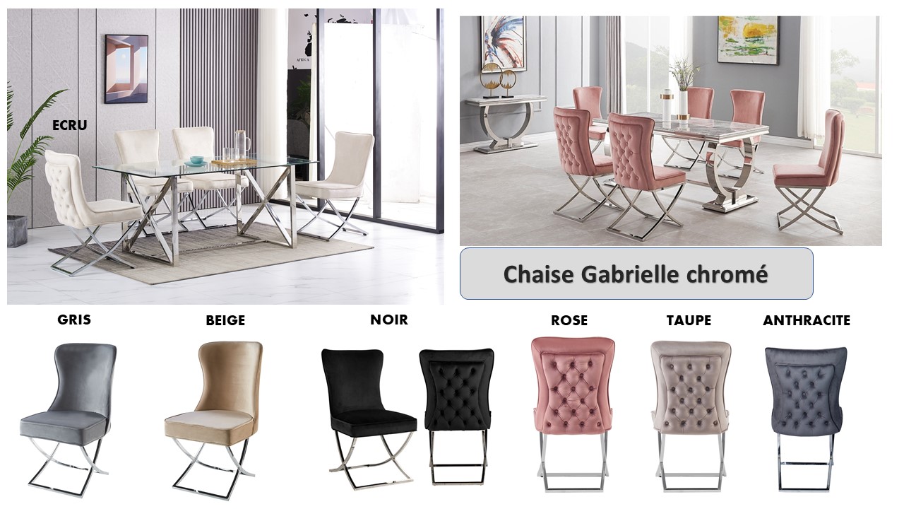 Chaise "Gabrielle" 