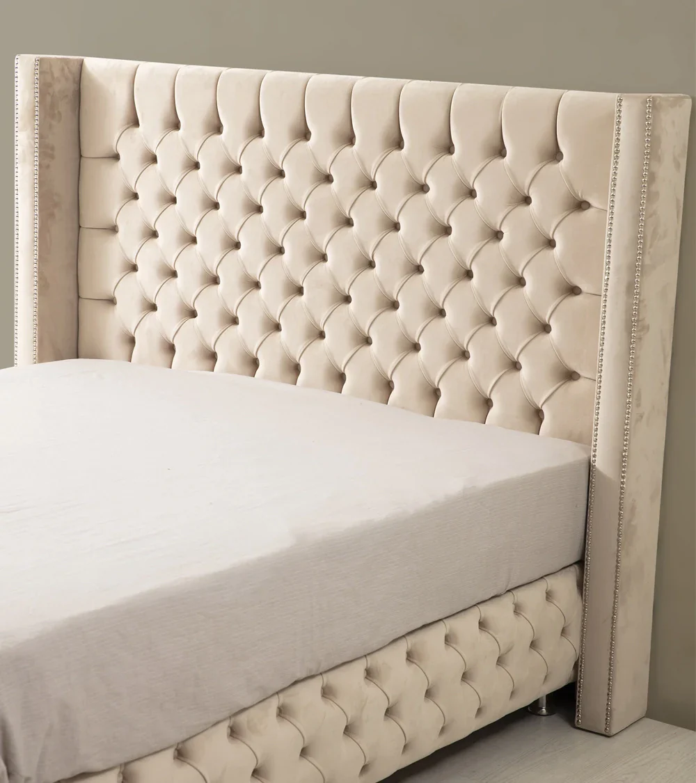 Lit coffre "Clouté" 