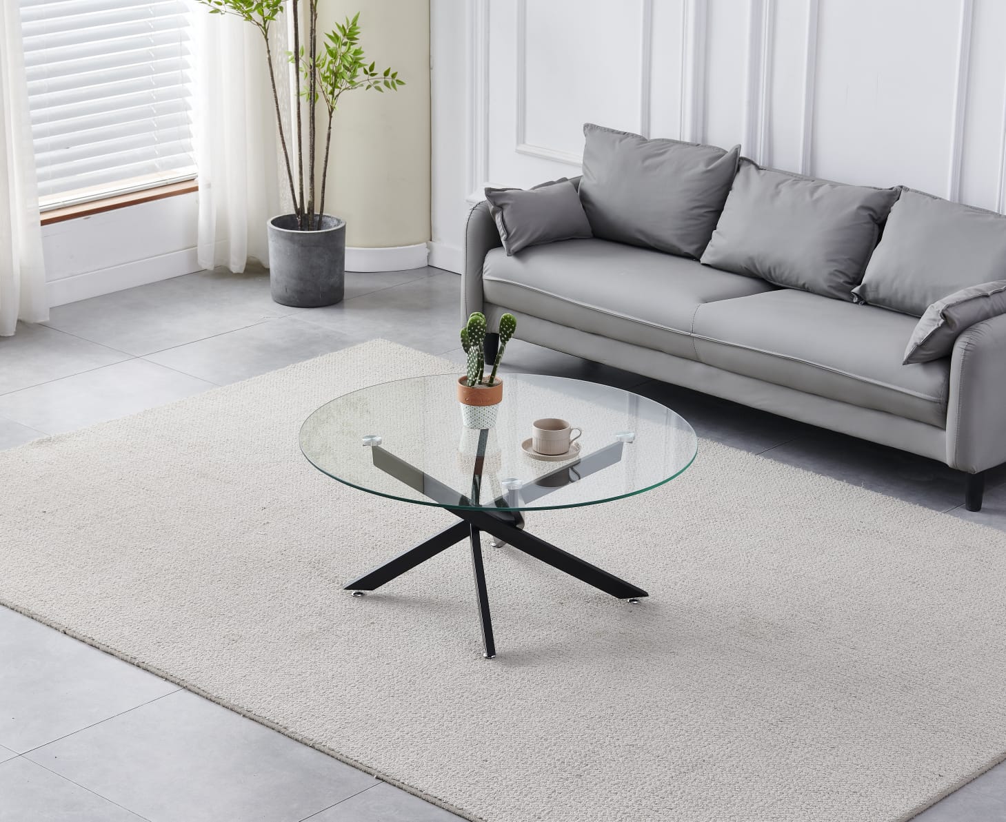 Table basse ronde "Olivia"