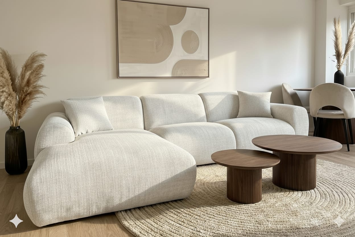 Canapé "Cloud" d’angle gauche 