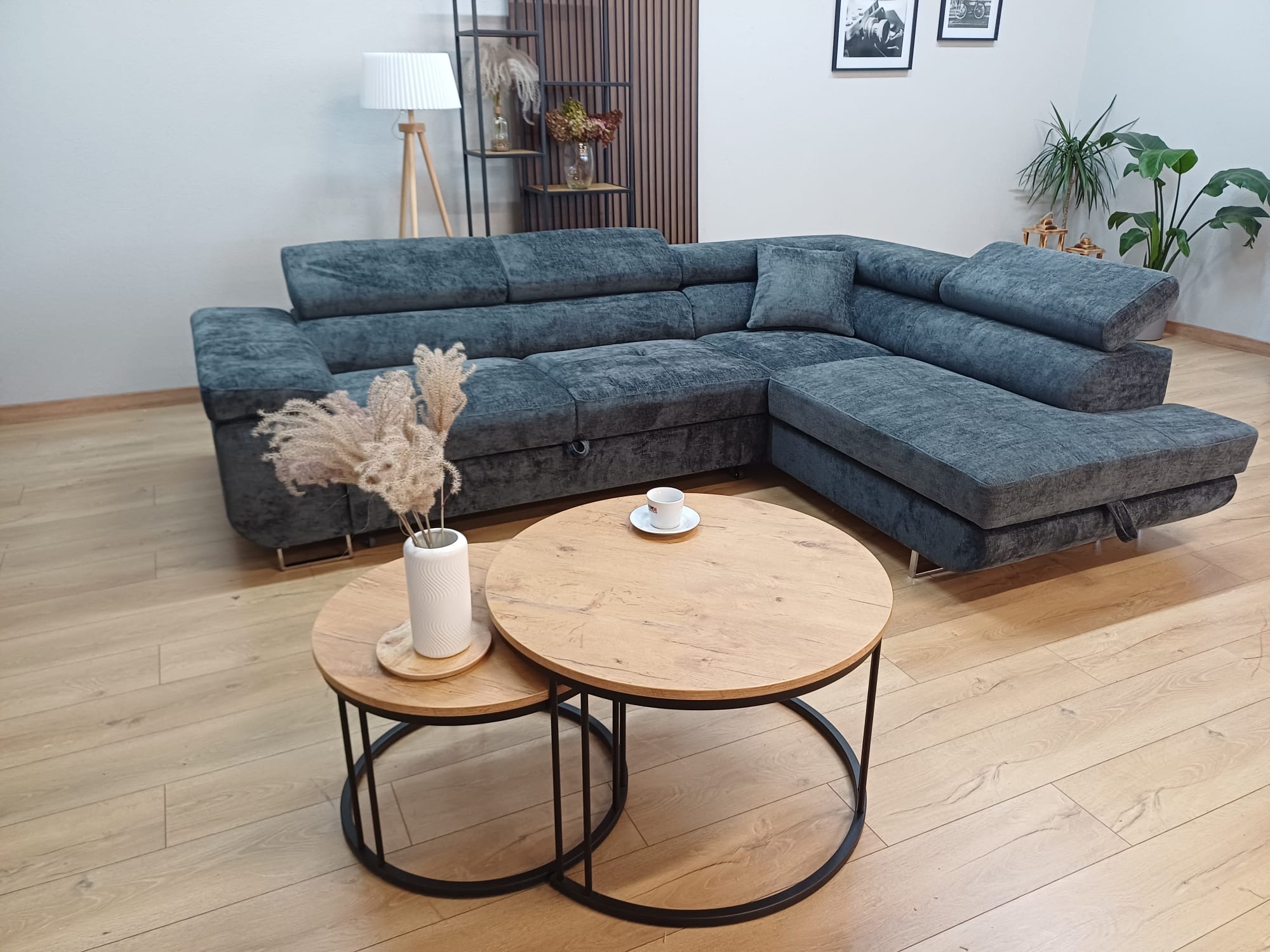 Canapé d'angle "Toulouse" convertible 275x205 cm