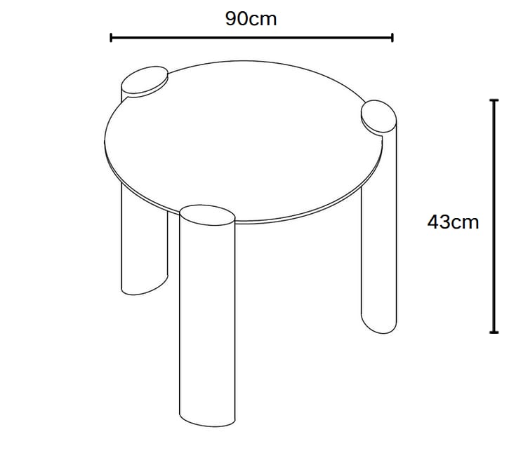 Table basse "Triquetra"