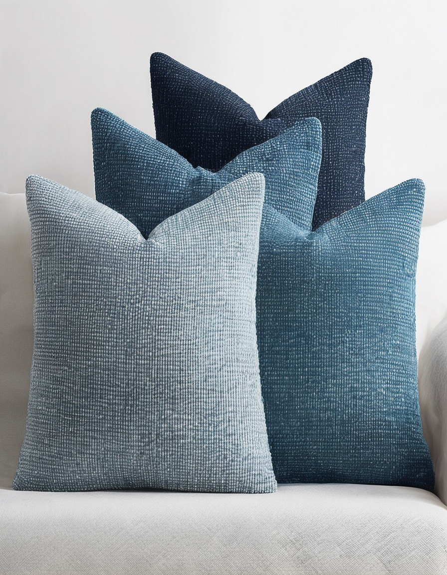 Textured Throw Pillows Set