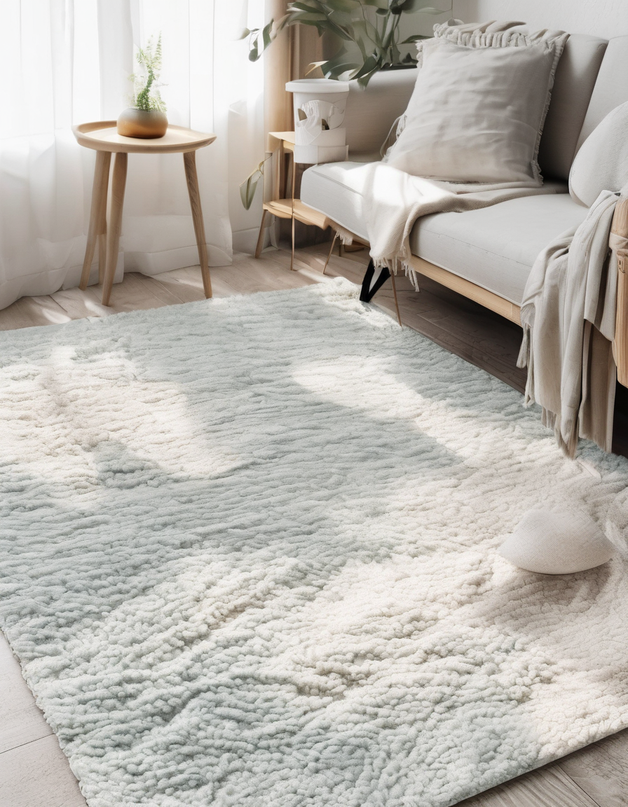 Plush Gradient Area Rug