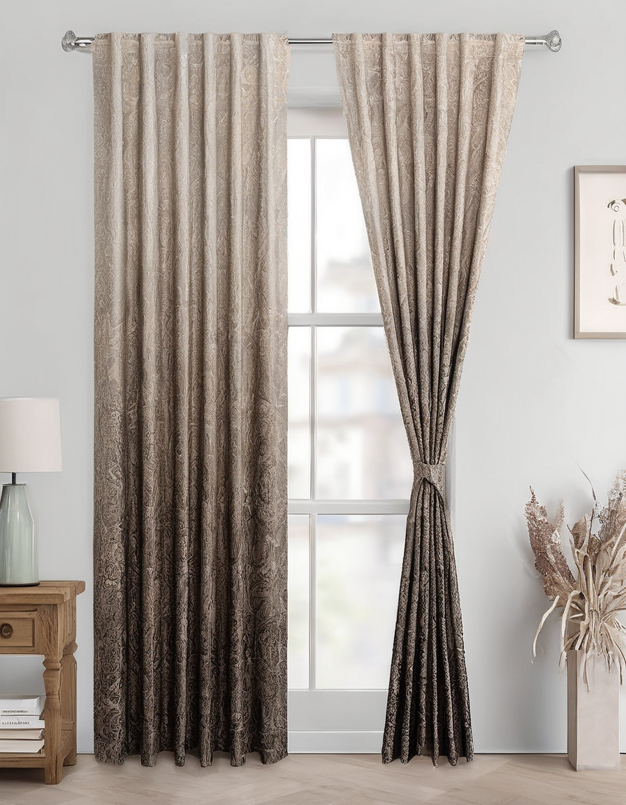 Elegant Jacquard Curtains
