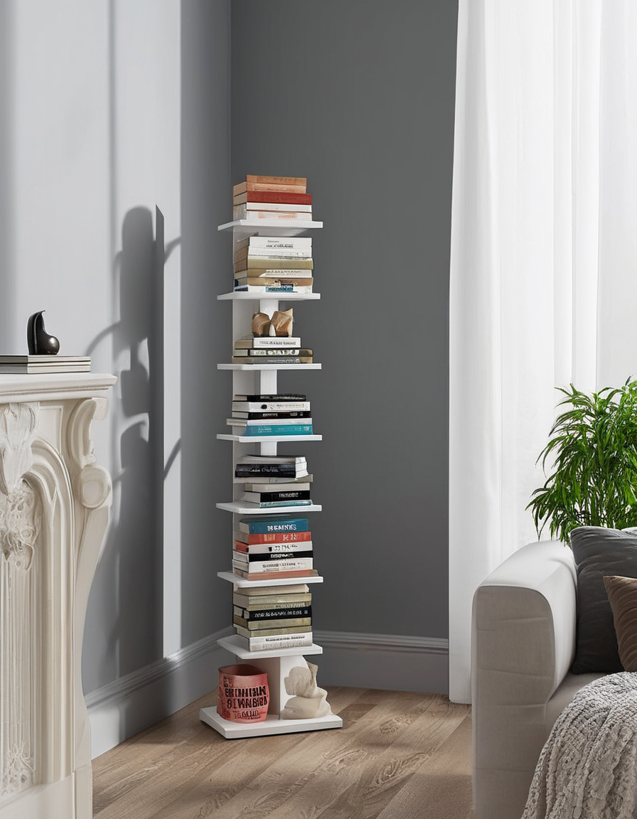 Modern Vertical Bookshelf