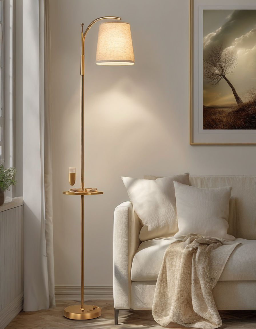 Modern Gold Floor Lamp