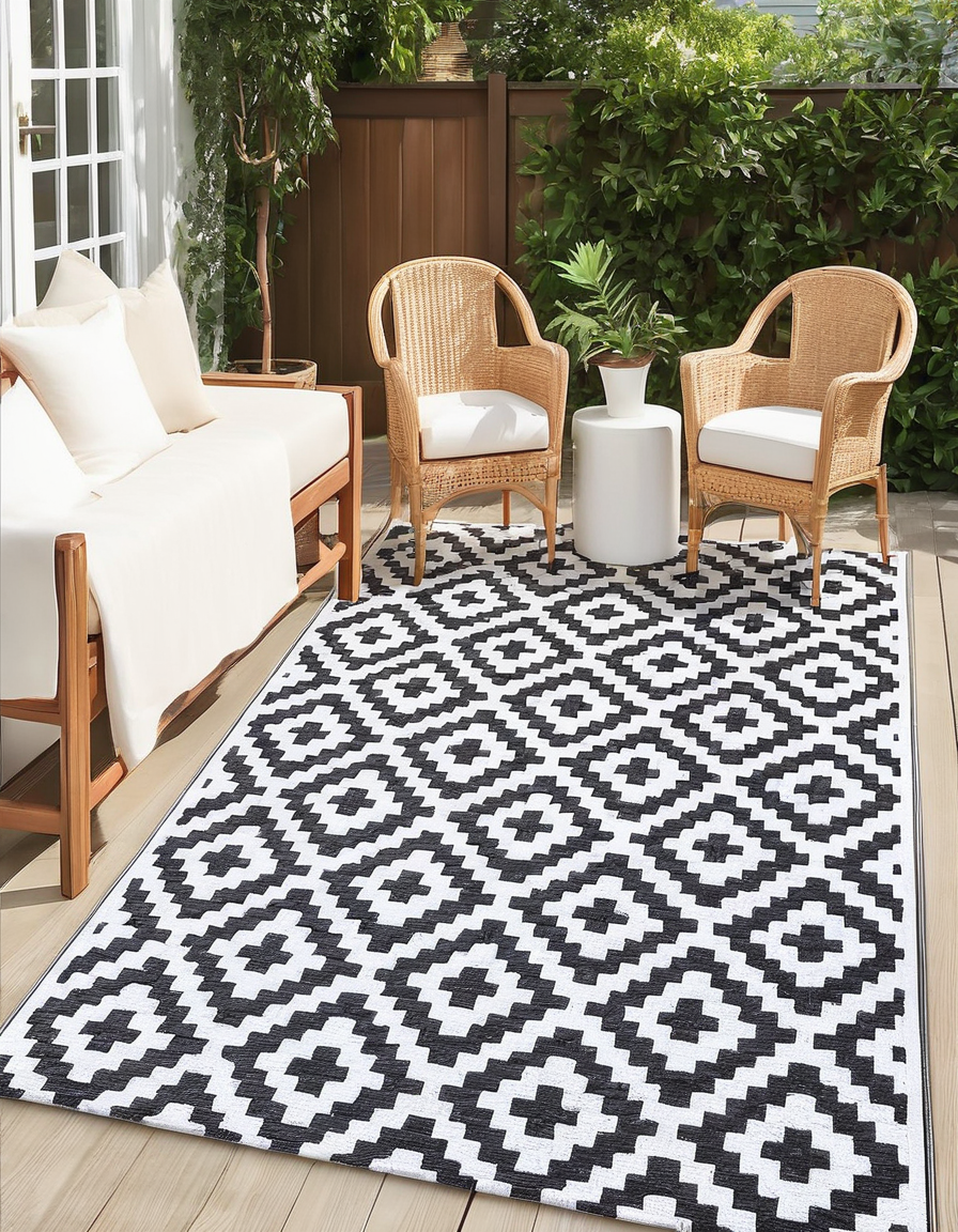 Geometric Outdoor Rug