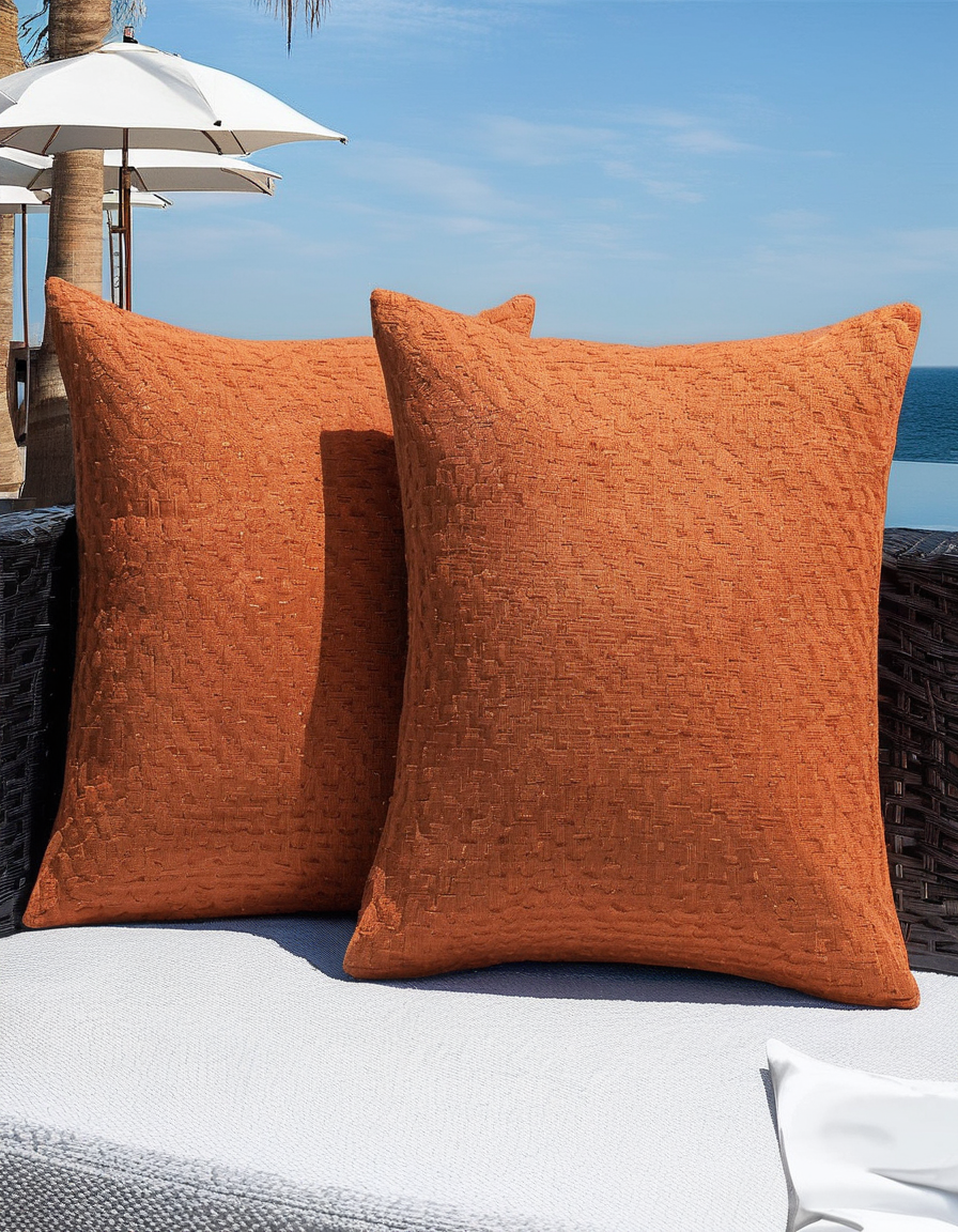 Outdoor Orange Throw Pillows