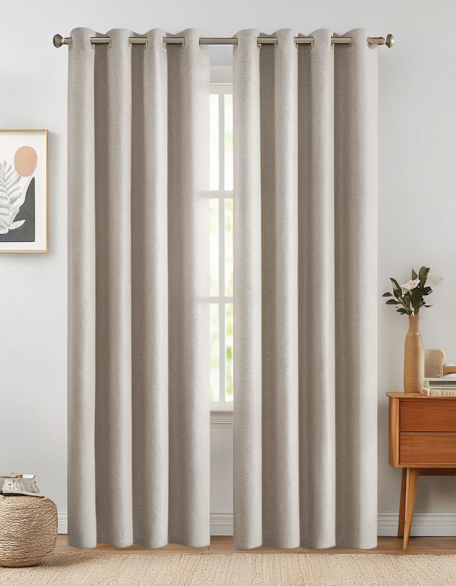 Modern Light Grey Curtains