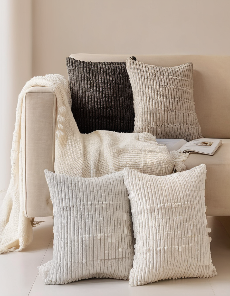 Textured Decorative Cushions