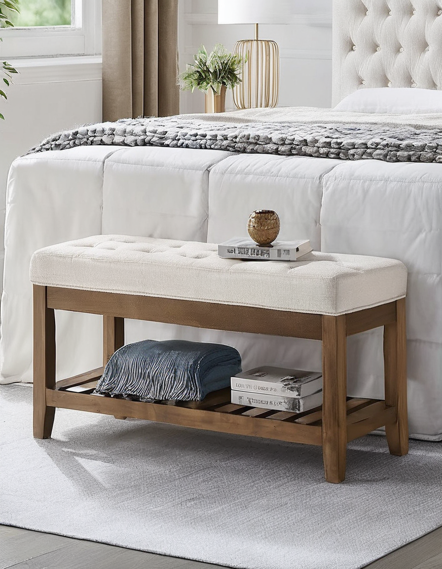 Upholstered Bedroom Bench
