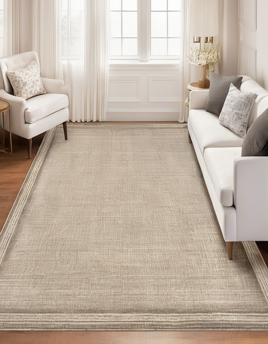 Modern Beige Area Rug