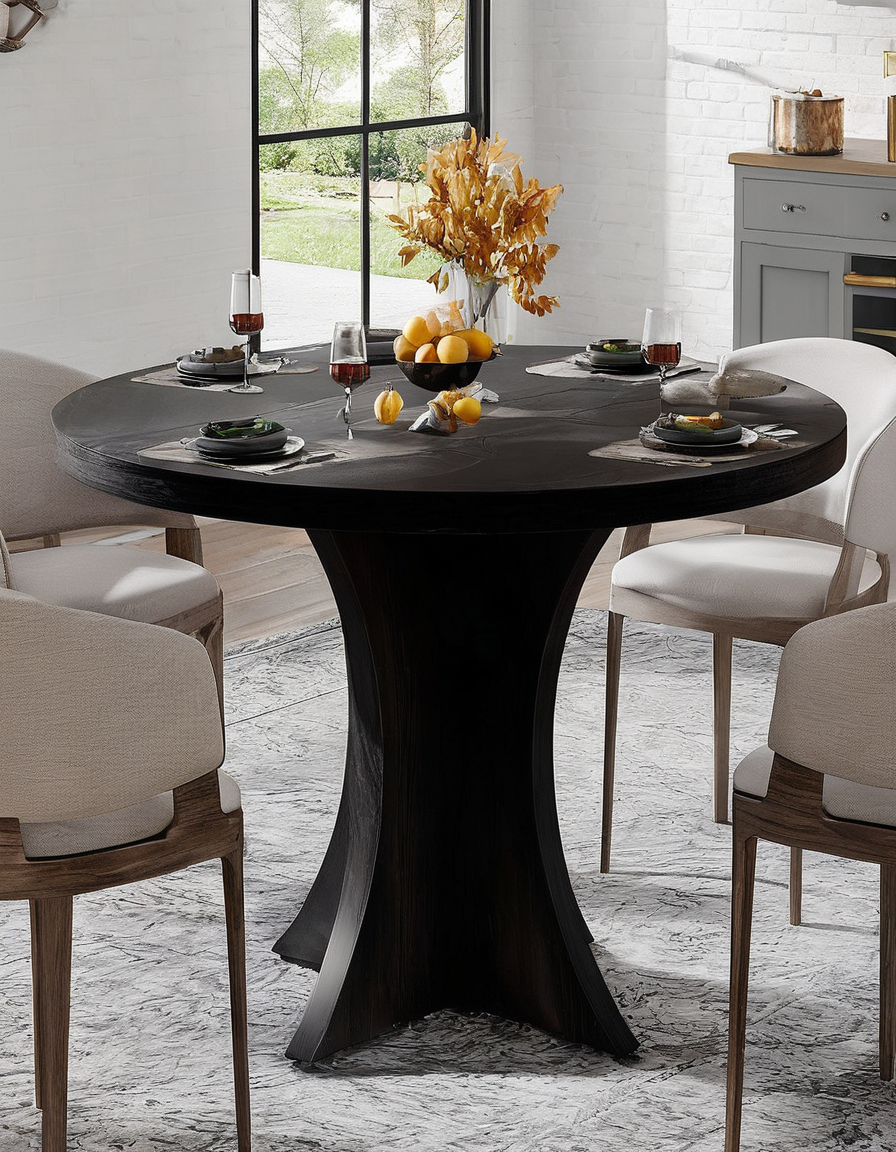Round Modern Dining Table
