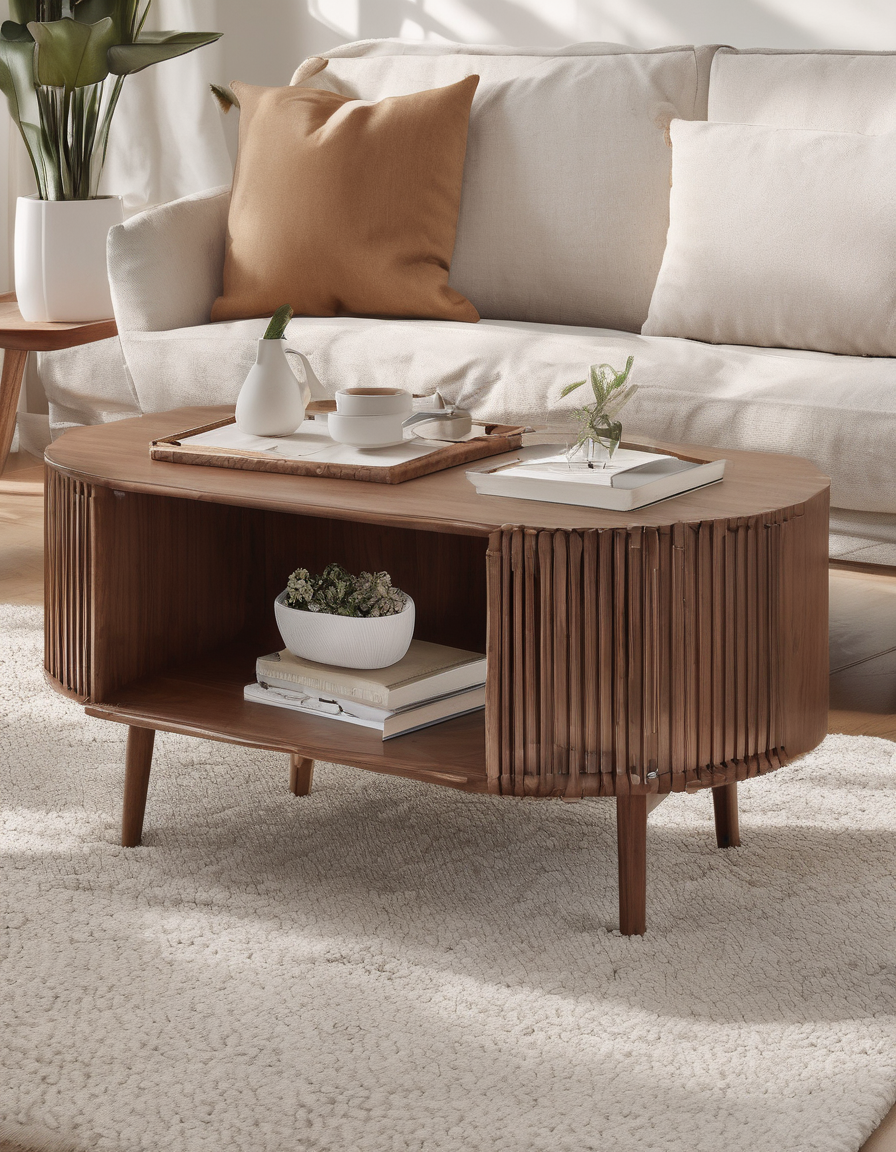 mid century modern coffee table