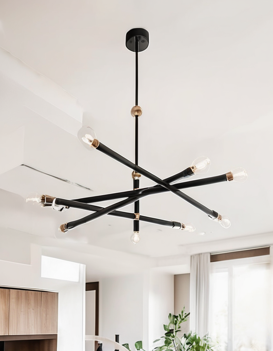 Modern Geometric Chandelier