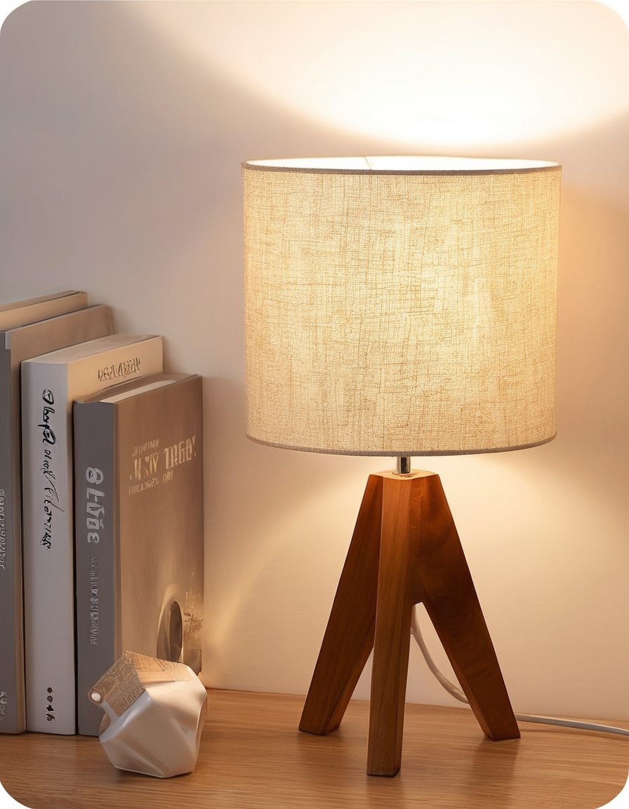 Modern Wooden Table Lamp