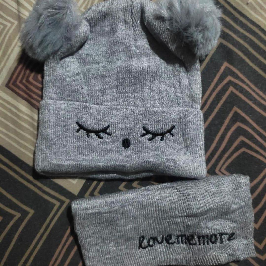 Cute Bear Ear Winter Hat for Kids