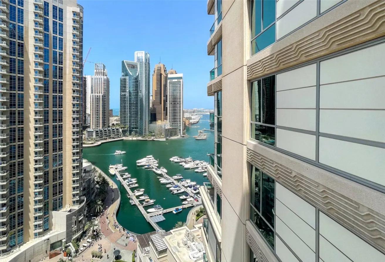 Marina View Unfurnished 2 Bedroom for Rent | Al Yass Tower
