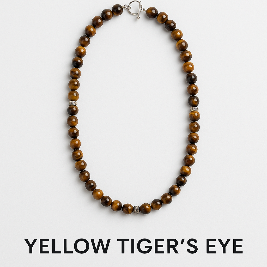 Yellow Tiger's Eye Necklace - Short