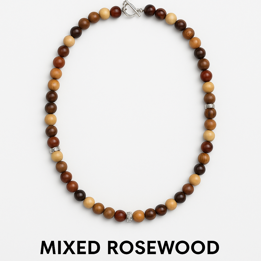 Mixed Rosewood Necklace - Short