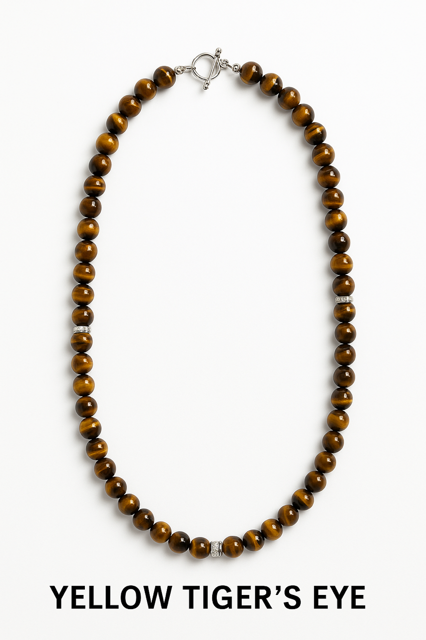 Yellow Tiger’s Eye Necklace - Long