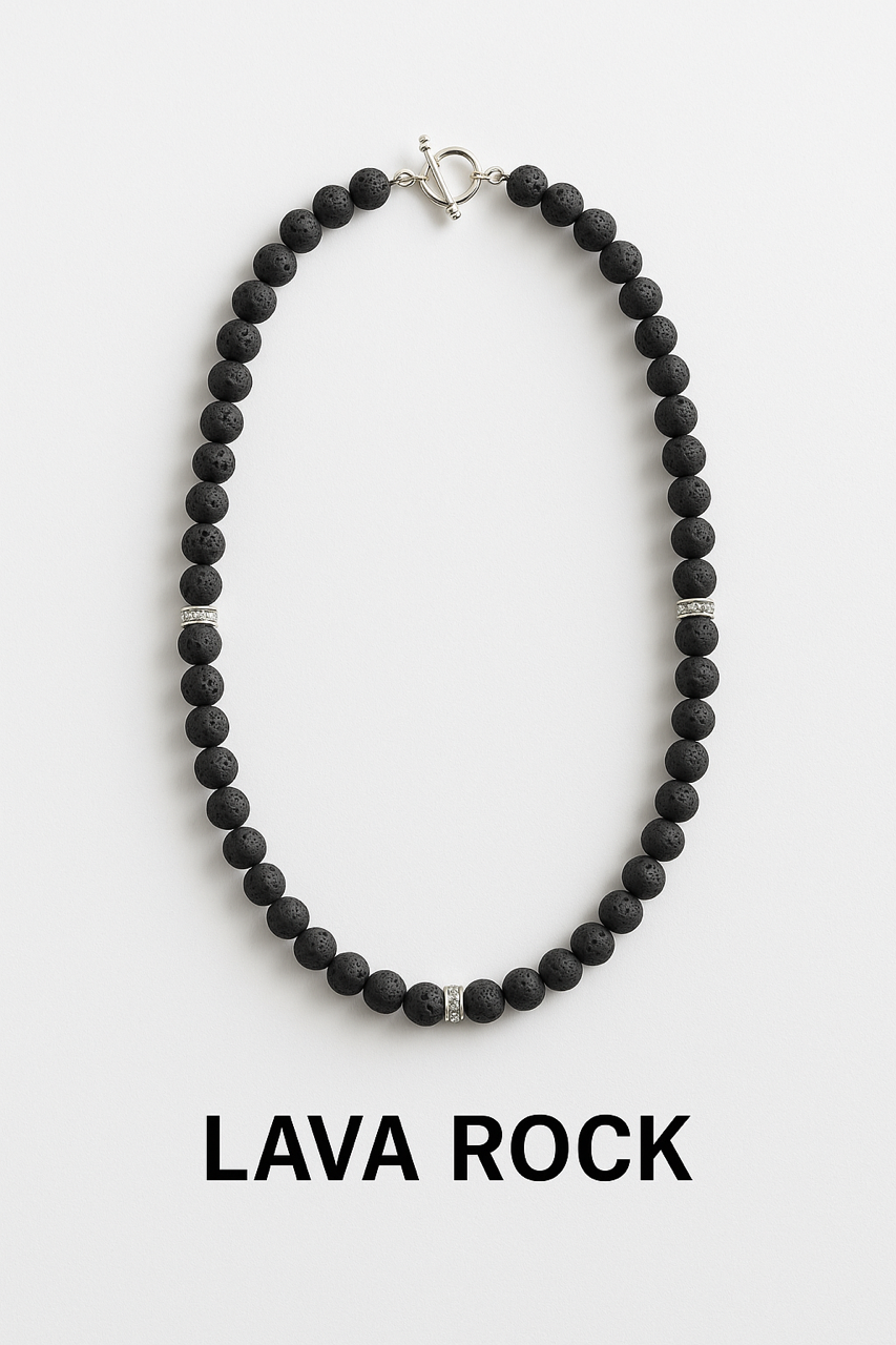Lava Rock Necklace - Short
