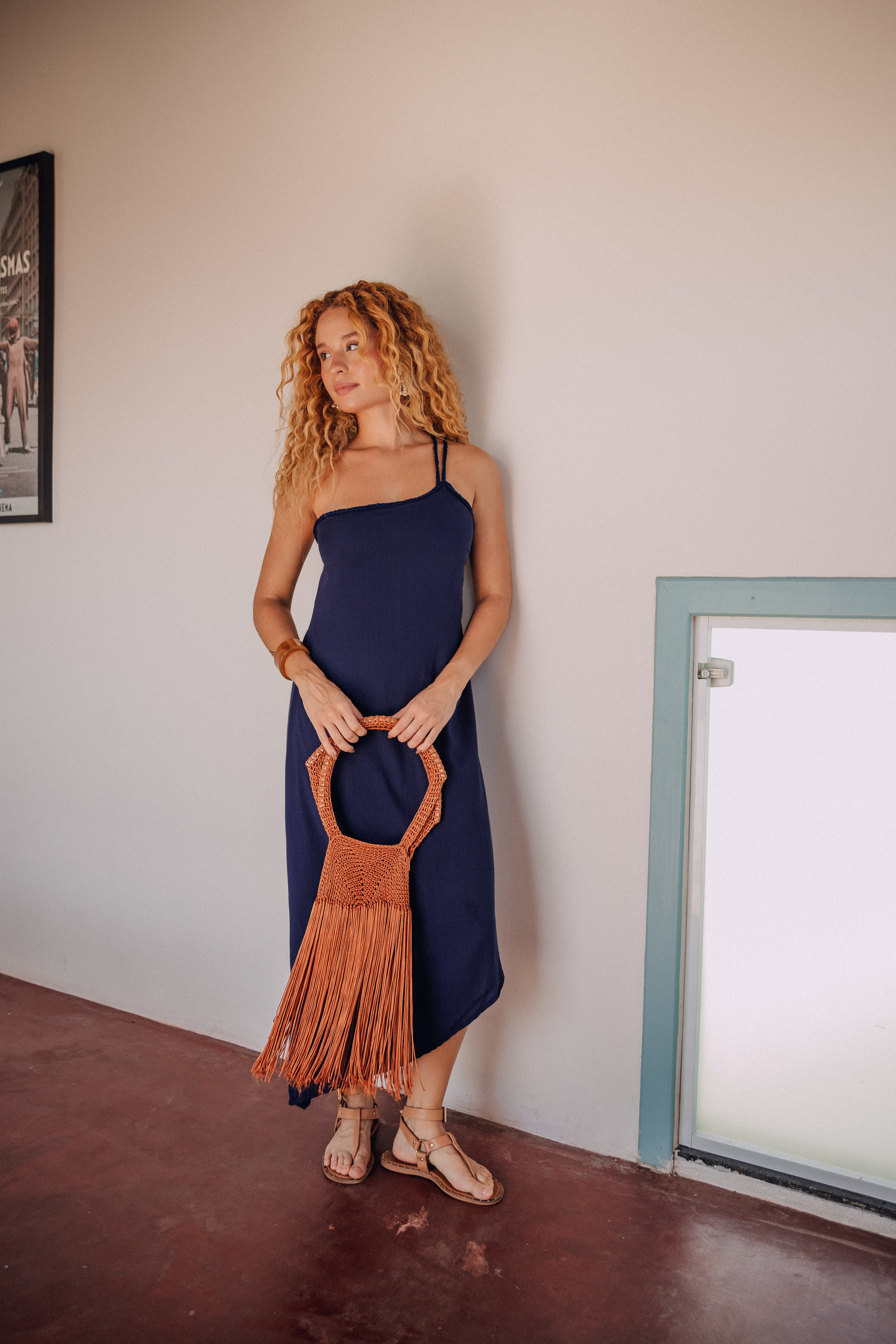 Vestido Afrodite Azul